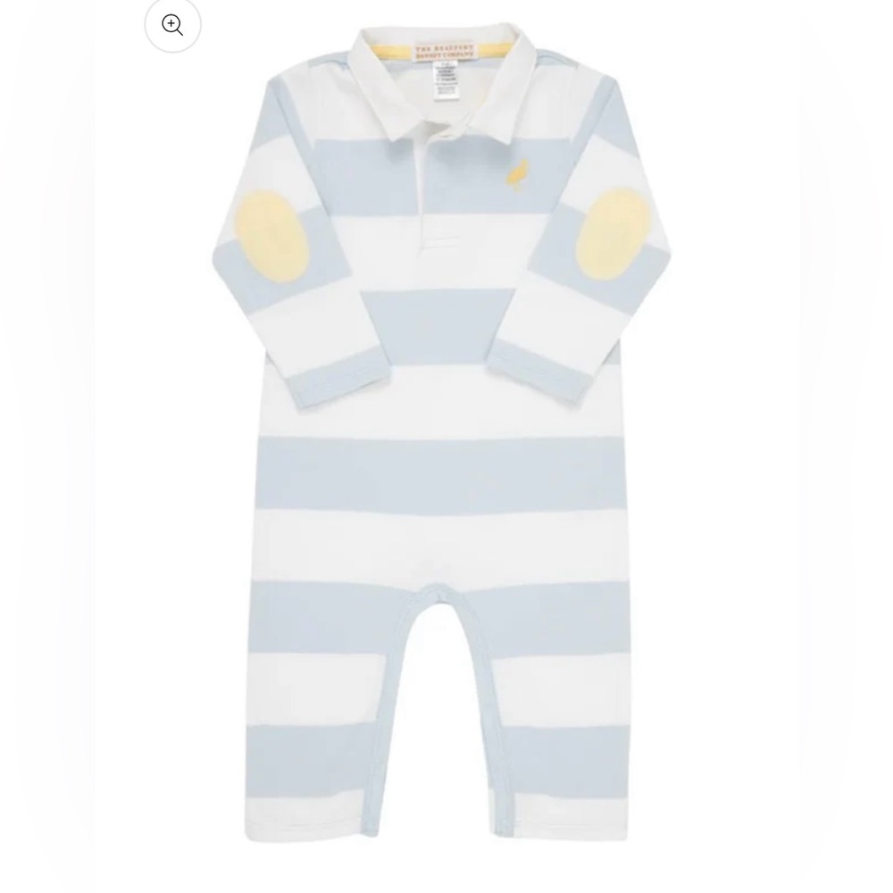 EUC Beaufort Bonnet Company rugby romper 0-3 months